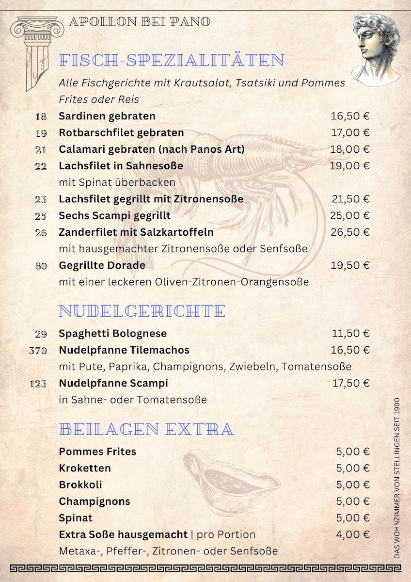 Menu Restaurant Apollon Bei Pano-10