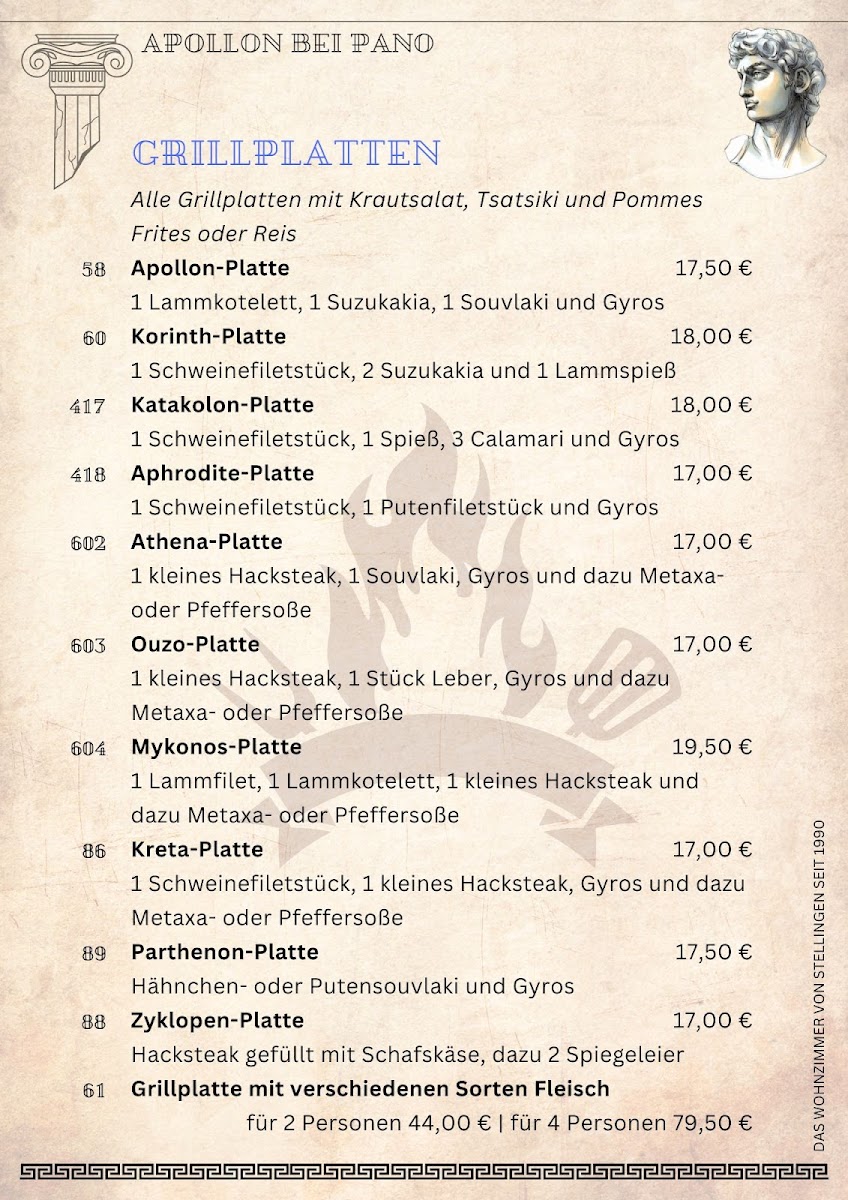 Menu Restaurant Apollon Bei Pano-7