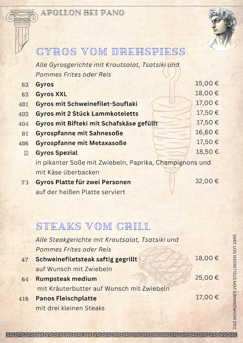 Menu Restaurant Apollon Bei Pano-9